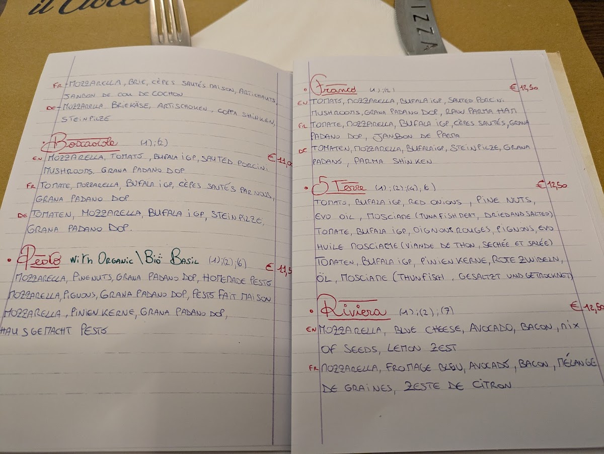 Menu Pizzeria Il Ciocco-4