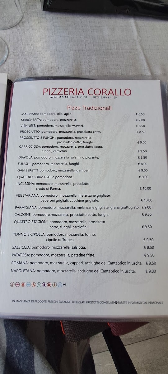 Menu Pizzeria Il Corallo-1