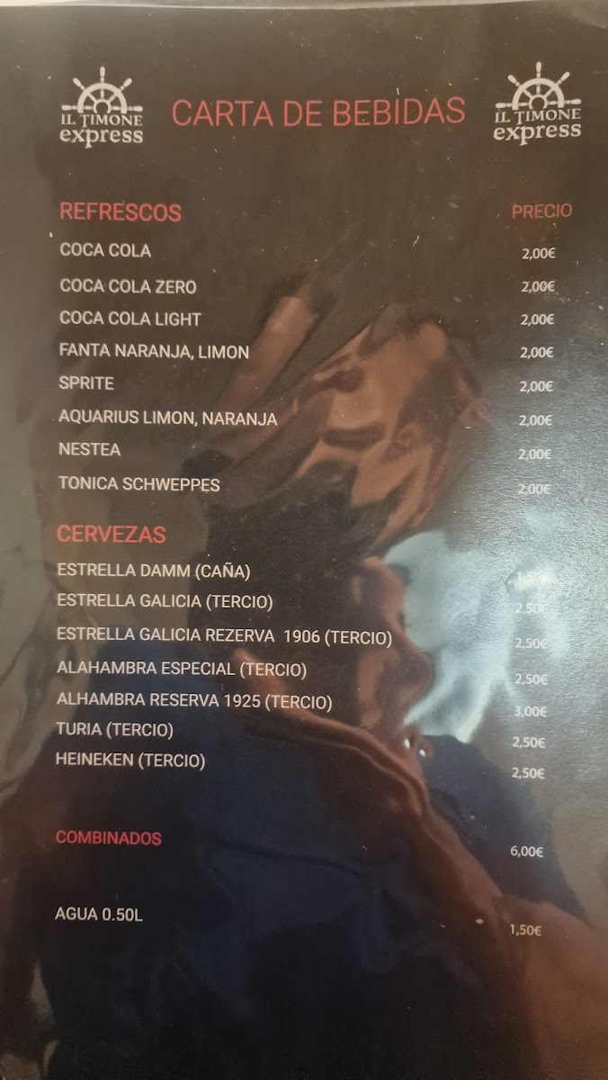 Menu Pizzería Il Timone Express-5