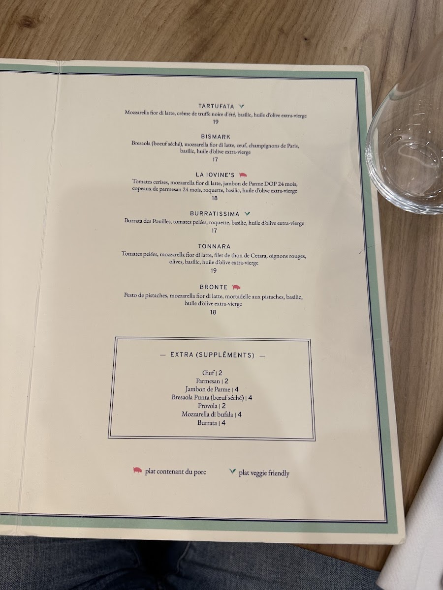 Menu Pizzeria Iovine’S Opèra-8