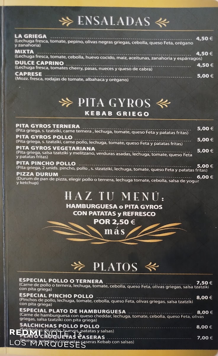 Menu Pizzeria Italiana Mamma Mia Pita Gyros Y Cafeteria-4