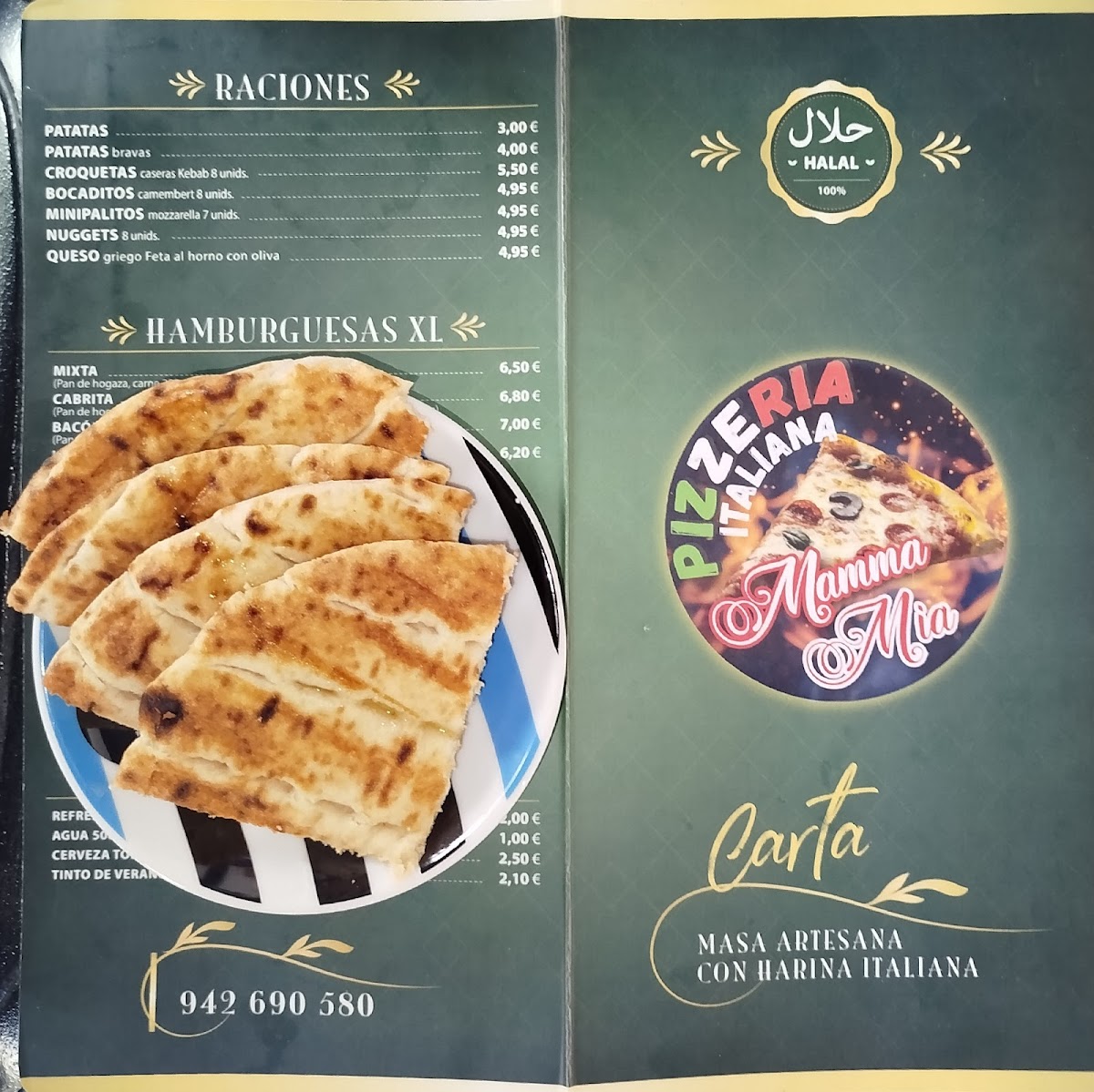 Menu Pizzeria Italiana Mamma Mia Pita Gyros Y Cafeteria-6
