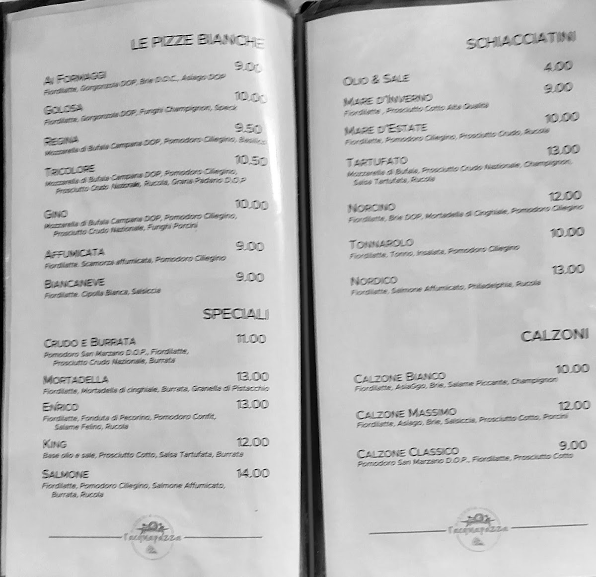 Menu Pizzeria L' Acquapazza-5