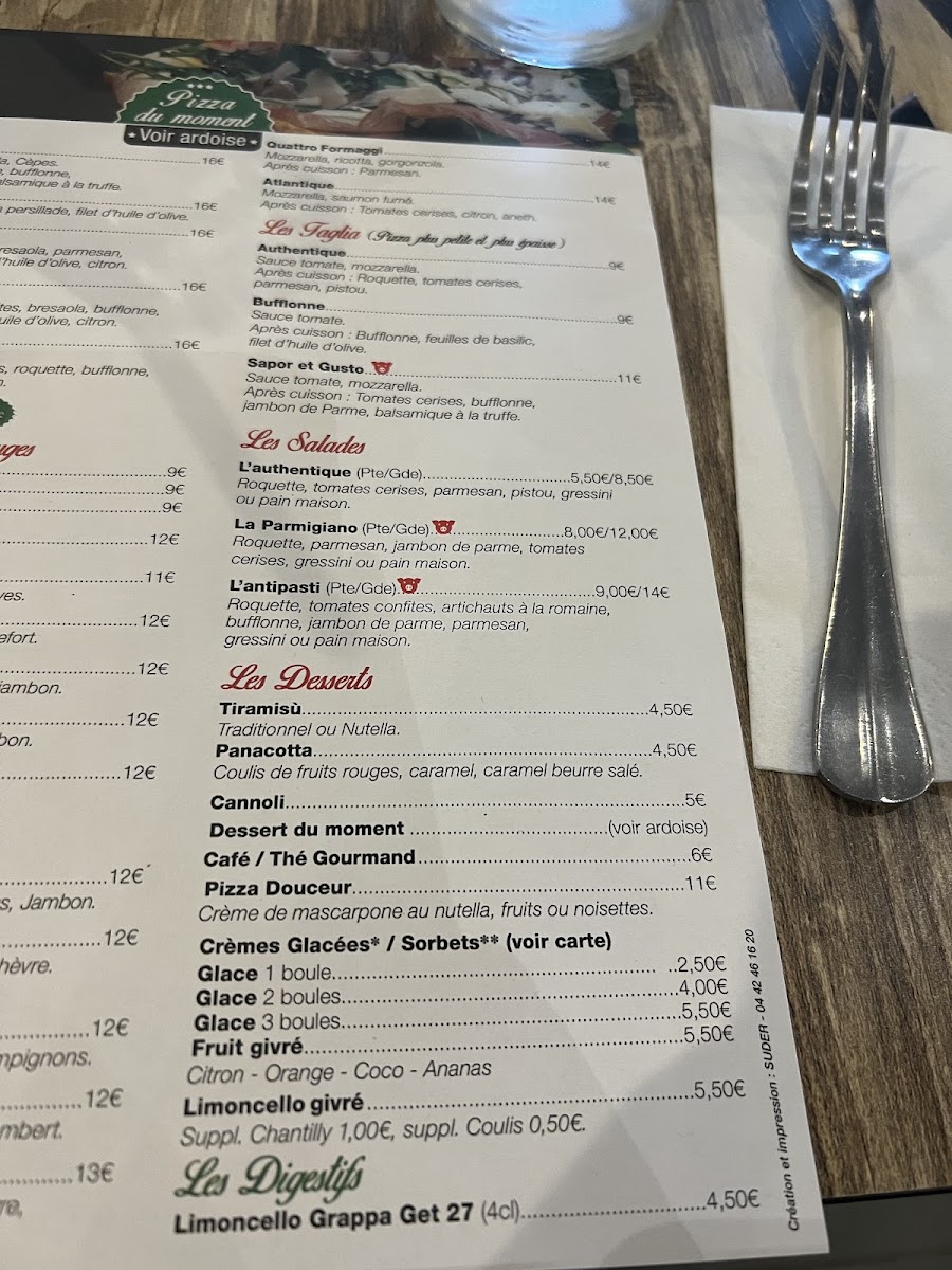 Menu Pizzeria La Baronne-4