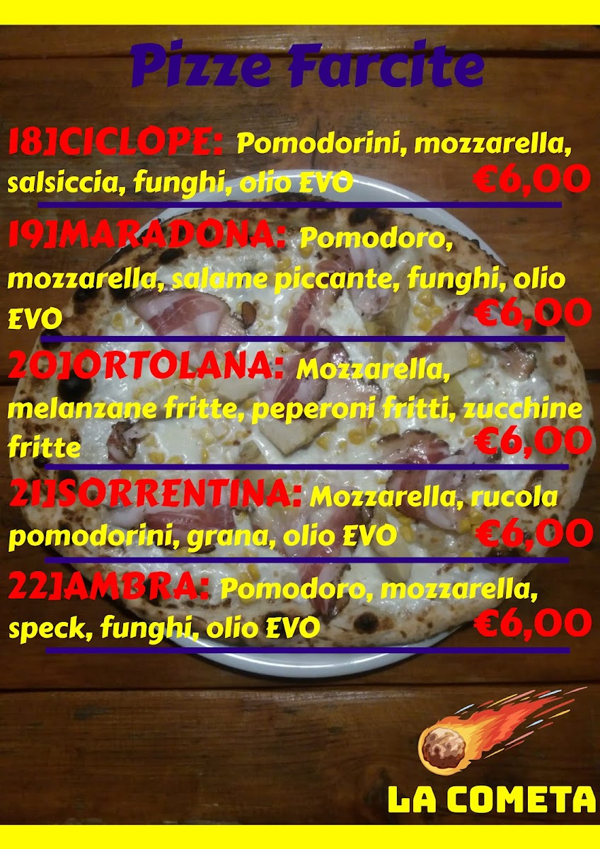Menu Pizzeria La Cometa-9