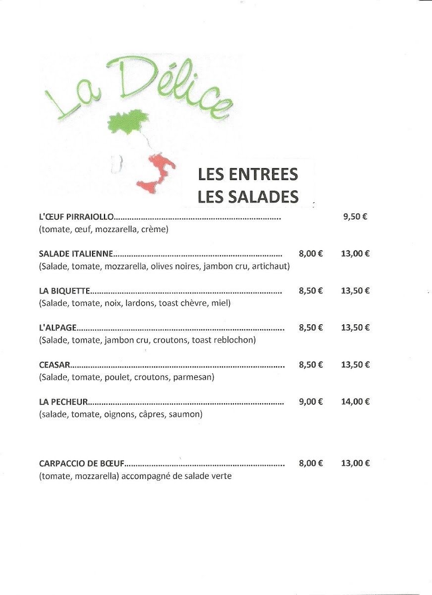 Menu Pizzeria La Délice-3