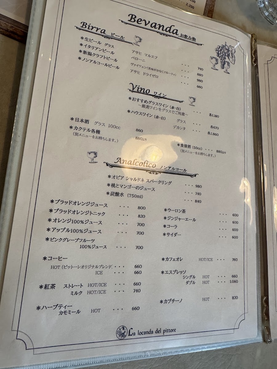 Menu Pizzeria La Locanda Del Pittore Iwappara-10