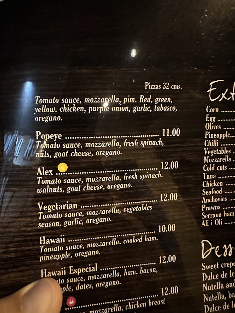 Menu Pizzería La Nonna De Portocristo-10