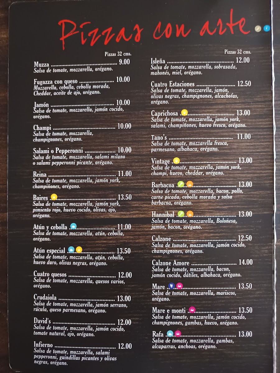 Menu Pizzería La Nonna De Portocristo-2