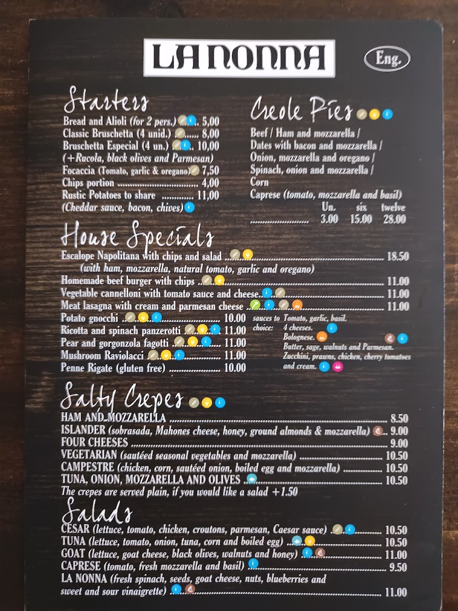 Menu Pizzería La Nonna De Portocristo-3