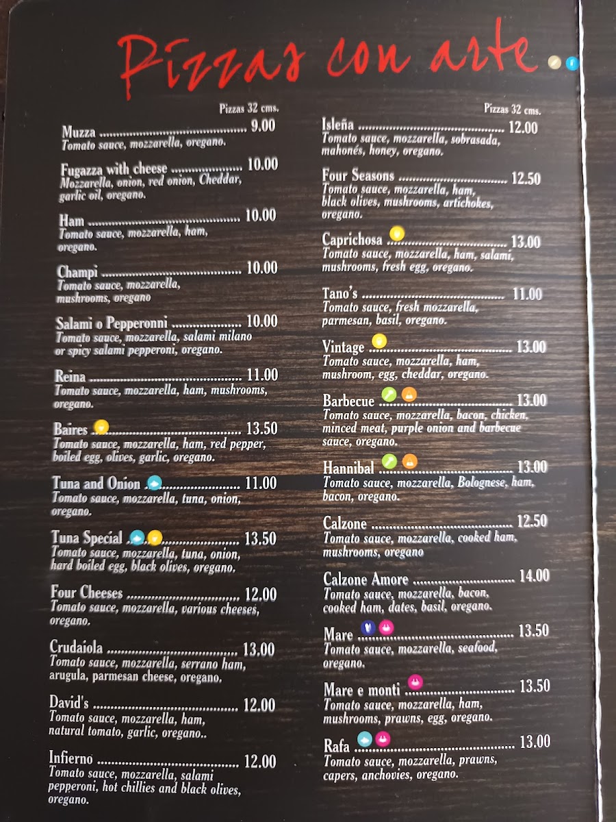Menu Pizzería La Nonna De Portocristo-5