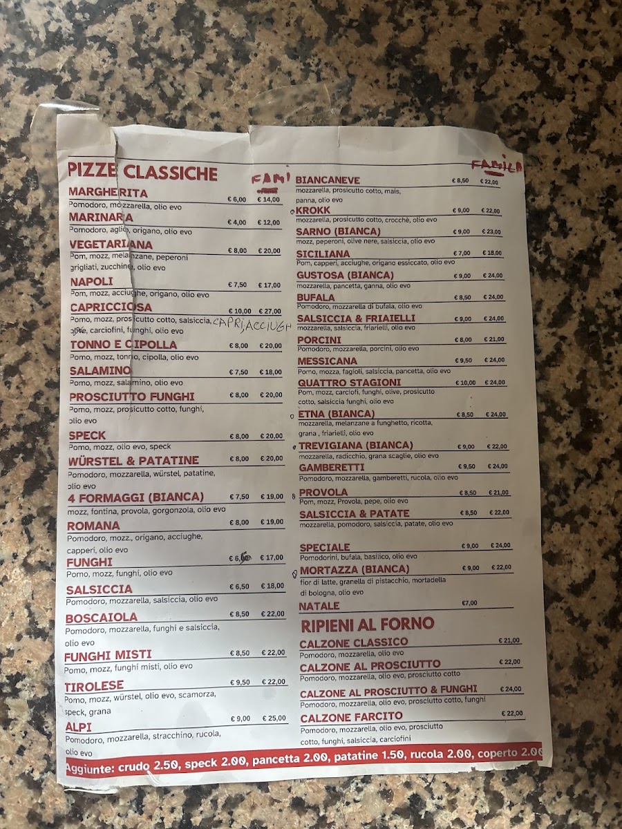Menu Pizzeria La Piazzetta Pizza&kebab-1