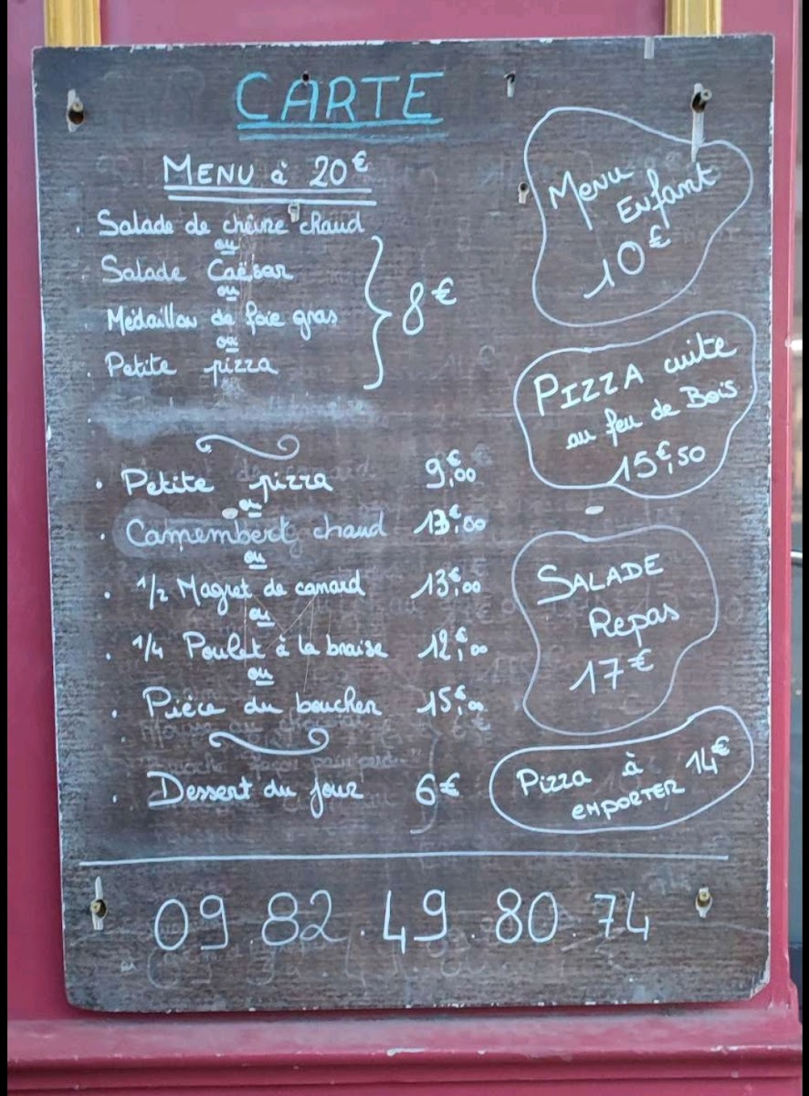 Menu Pizzeria La Provence Restaurant-3