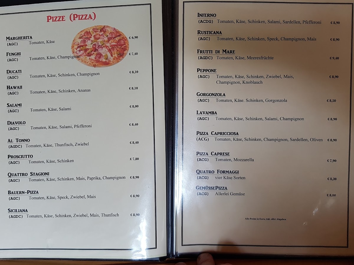Menu Pizzeria La Strada - Am Kreischberg-6