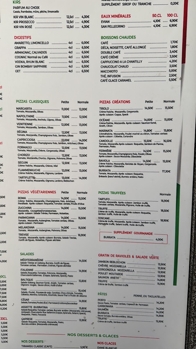 Menu Pizzeria La Terrasse-4