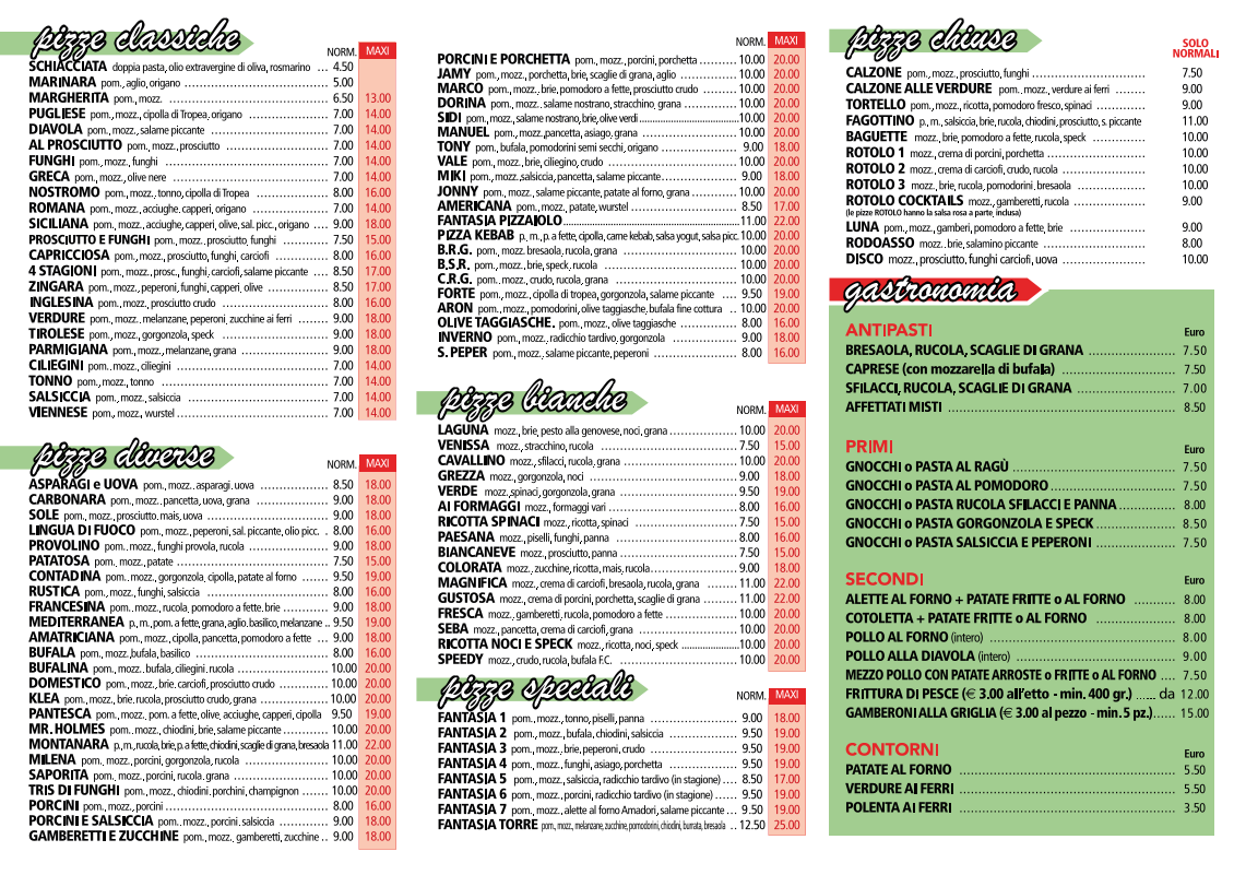 Menu Pizzeria Laguna-1