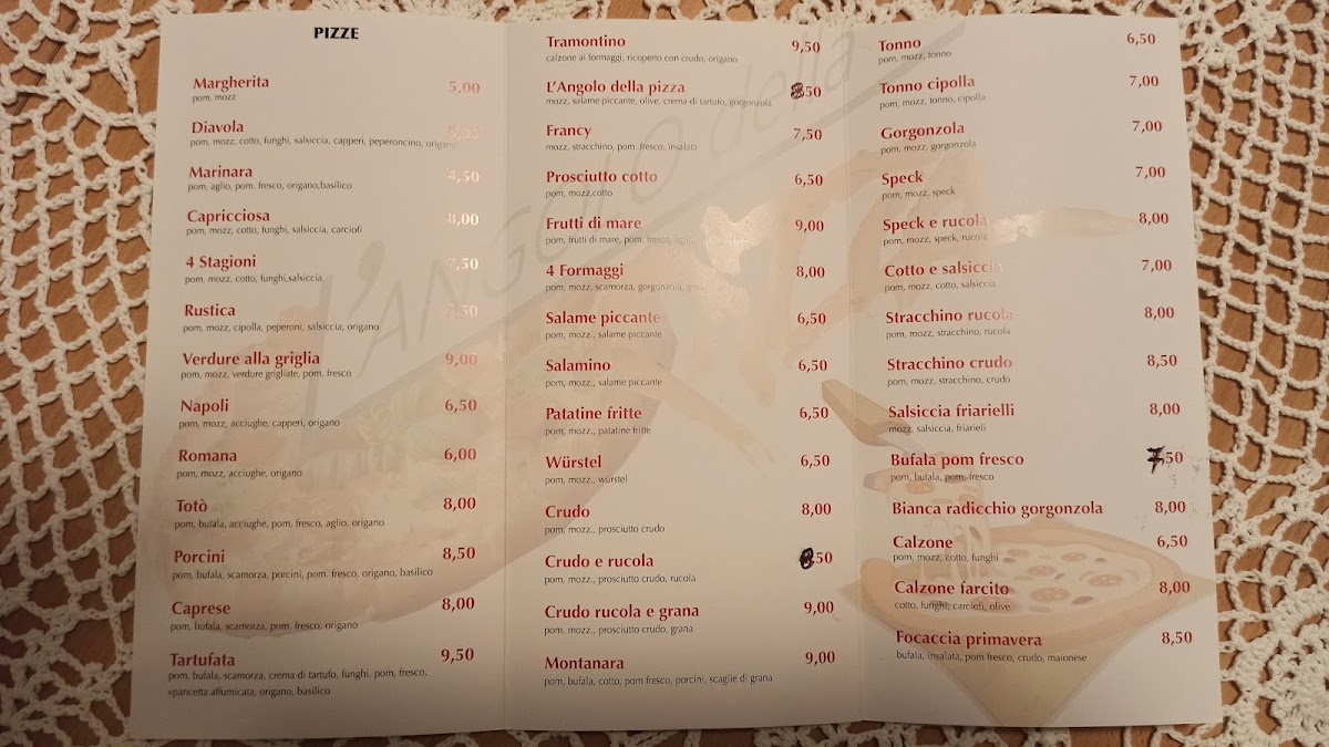 Menu Pizzeria L'angolo-1