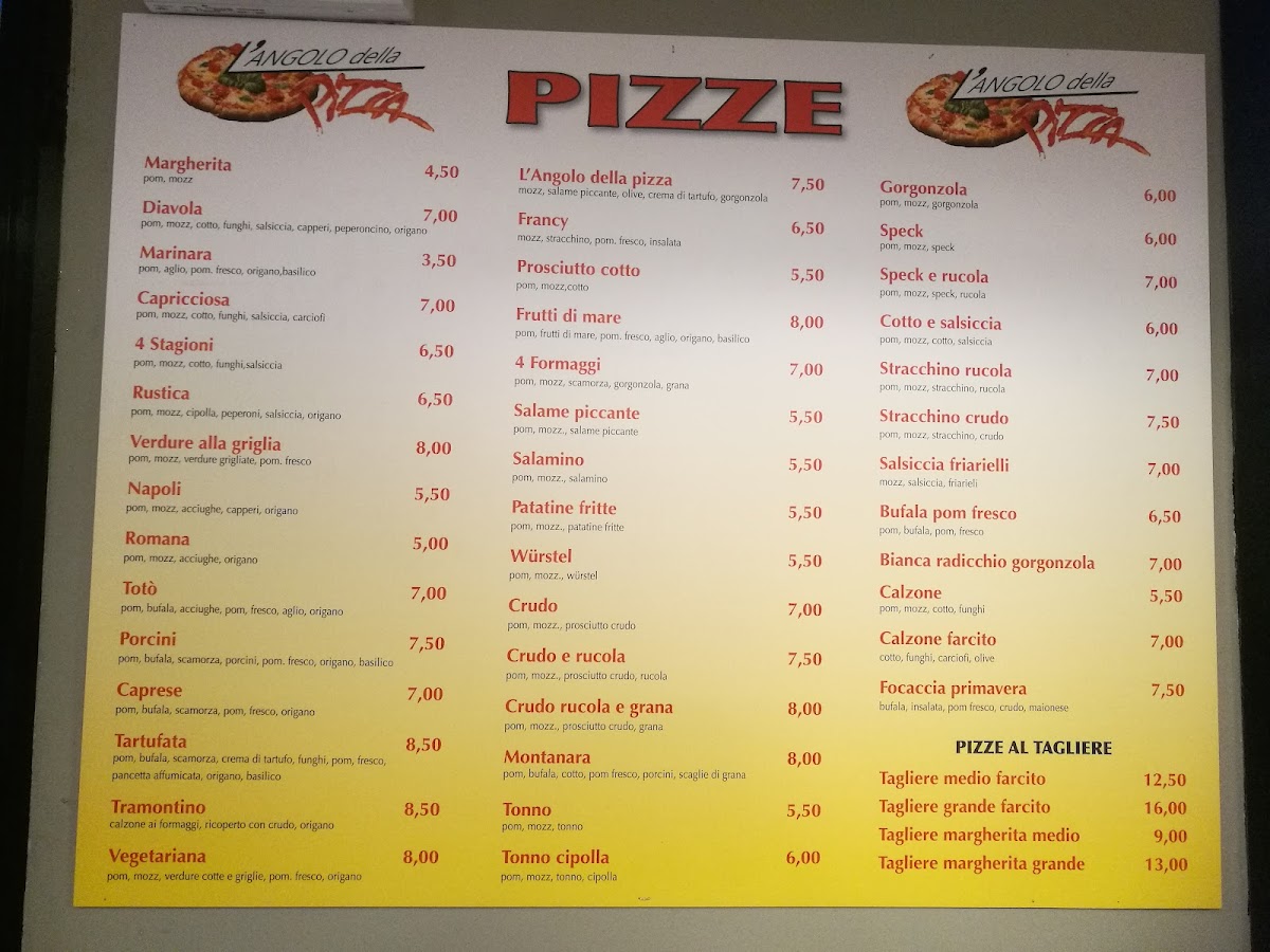 Menu Pizzeria L'angolo-2