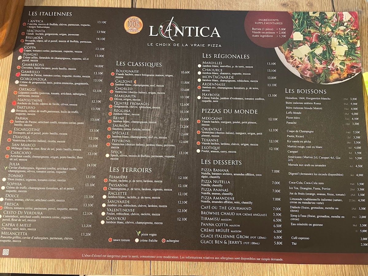 Menu Pizzeria L'antica Chanzy-3