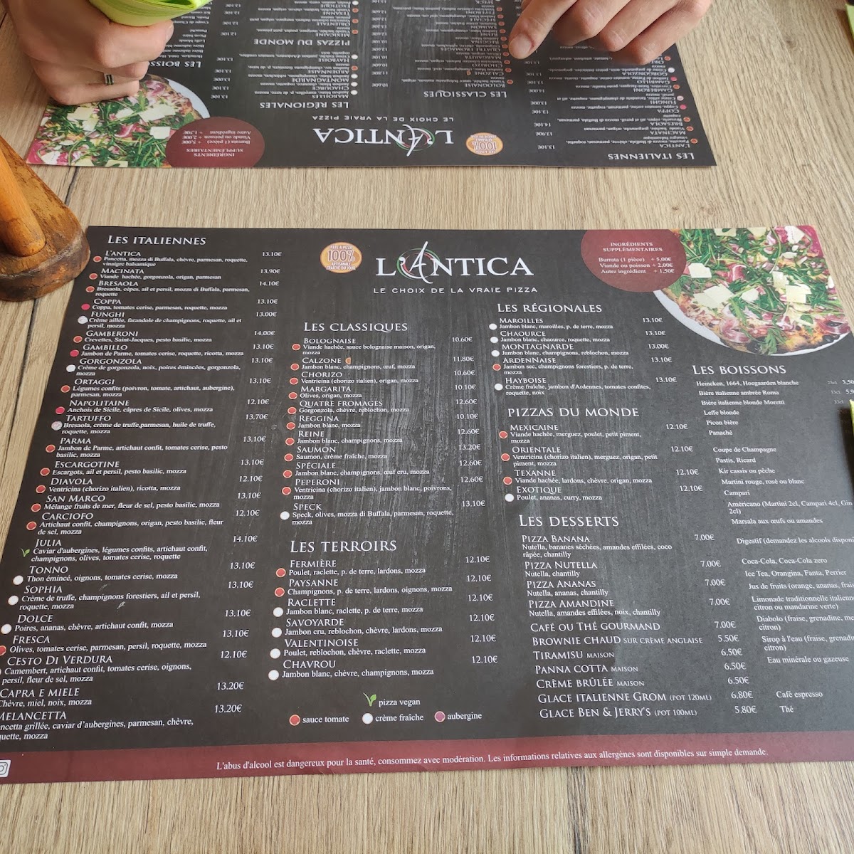 Menu Pizzeria L'antica Chanzy-6