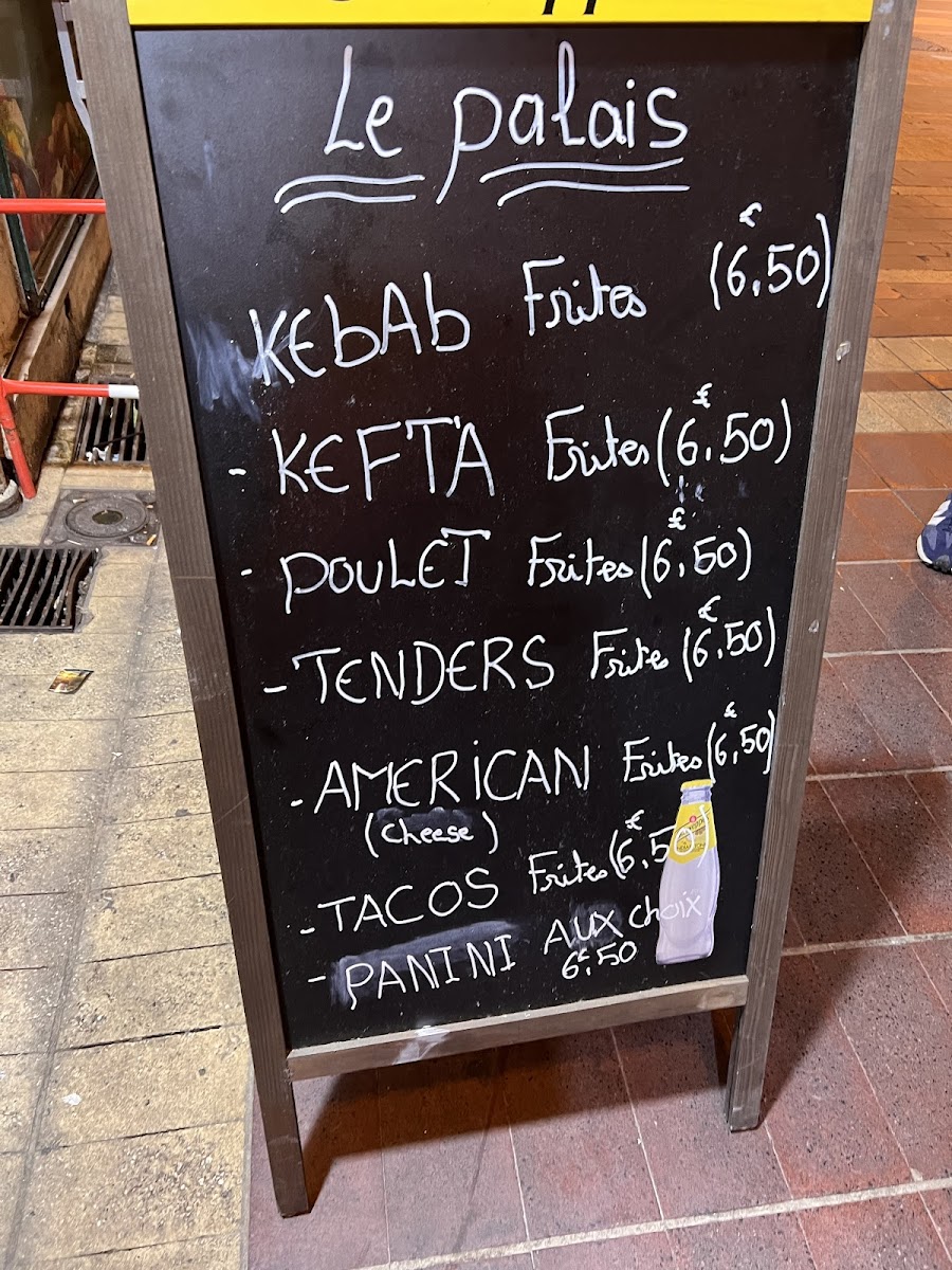 Menu Pizzeria Le Palais-10