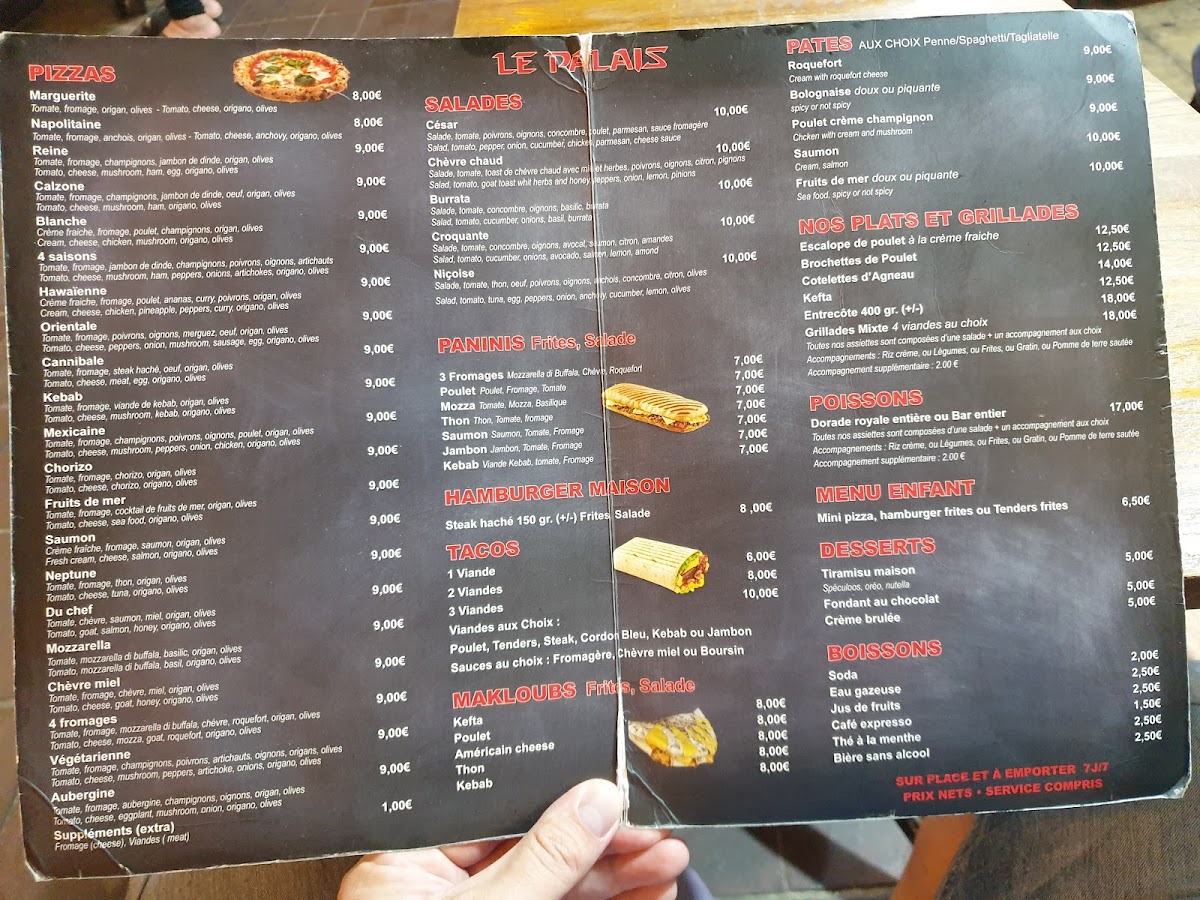 Menu Pizzeria Le Palais-3