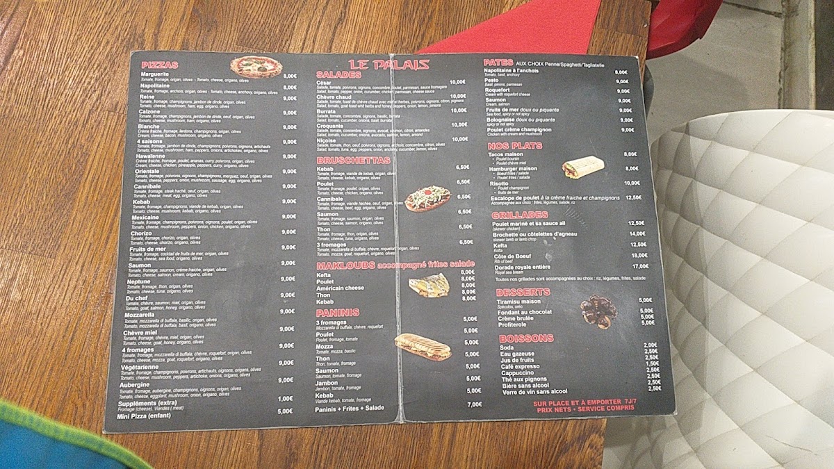 Menu Pizzeria Le Palais-4