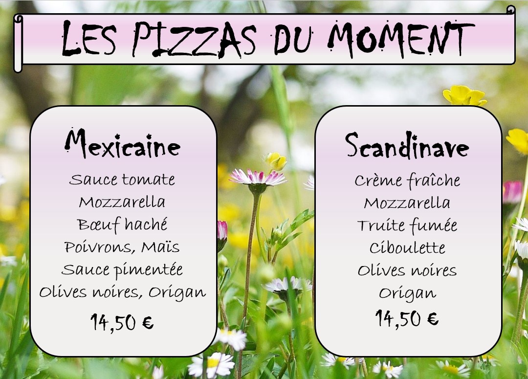 Menu Pizzeria Le Petit Croc-6