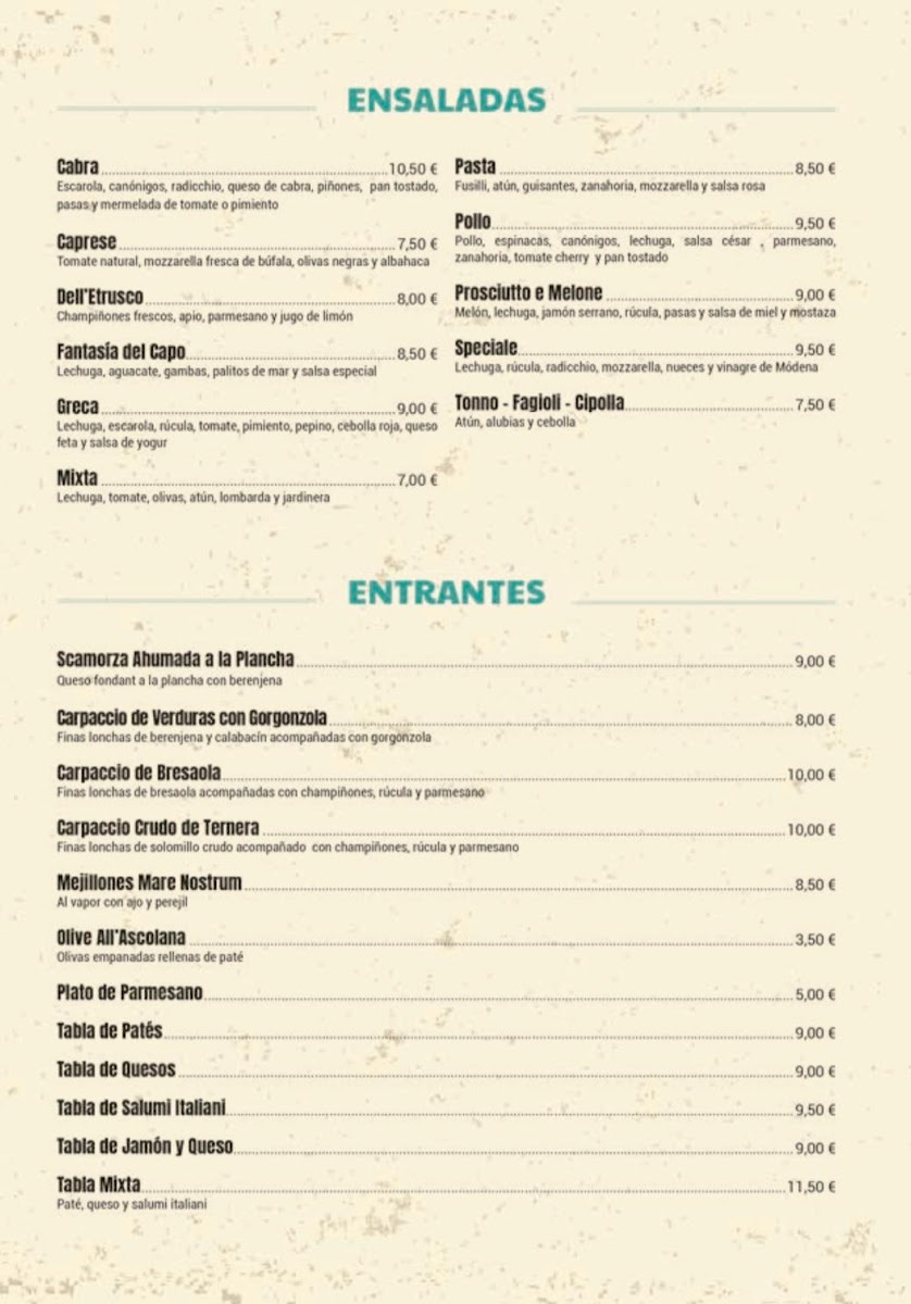 Menu Pizzería L'etrusco-7