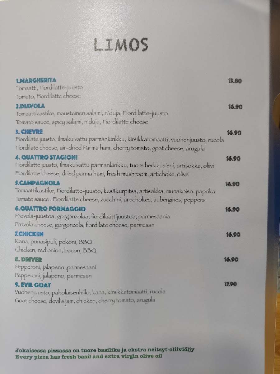 Menu Pizzeria Limos-4