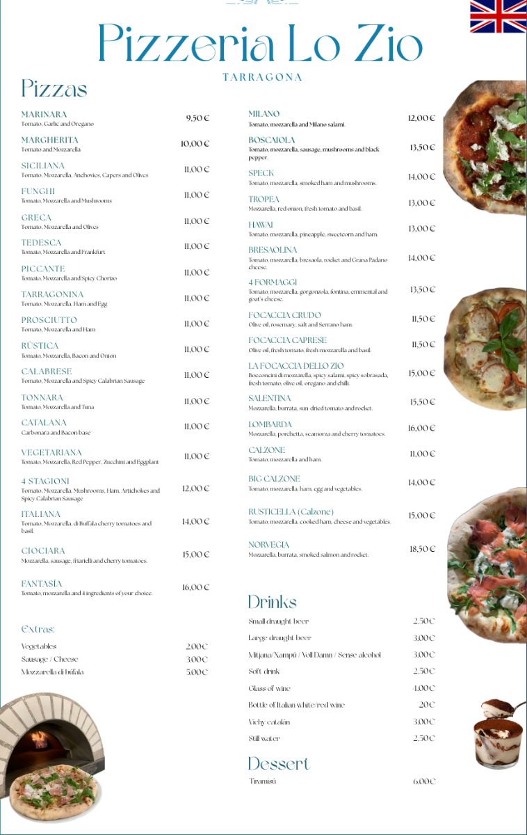 Menu Pizzeria Lo Zio-2
