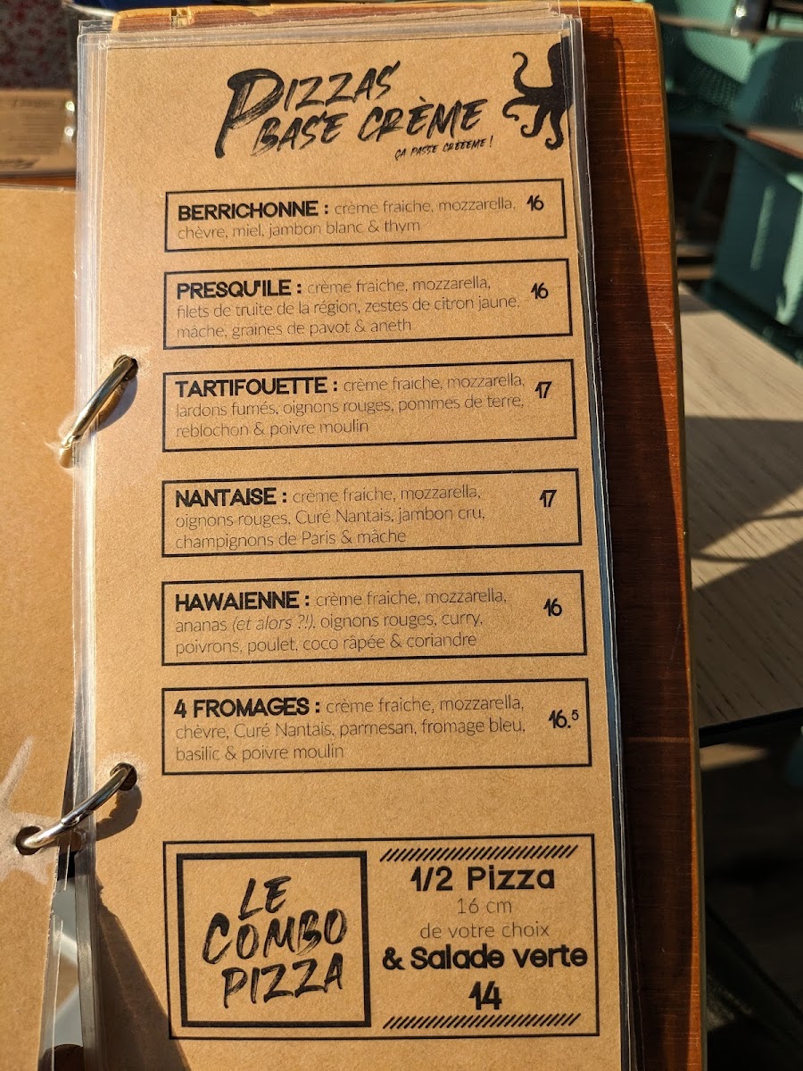 Menu Pizzeria L'octopus - Pizzas / Tapas / Cocktails-4