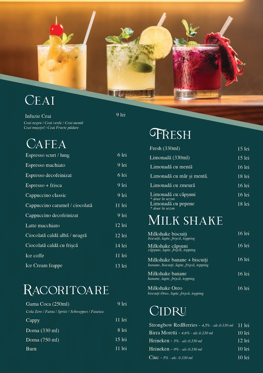 Menu Pizzeria Milano-1