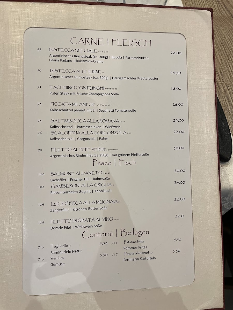 Menu Pizzeria Moderna 'der Neue Löwe'-2