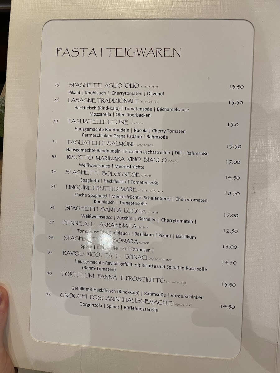 Menu Pizzeria Moderna 'der Neue Löwe'-5