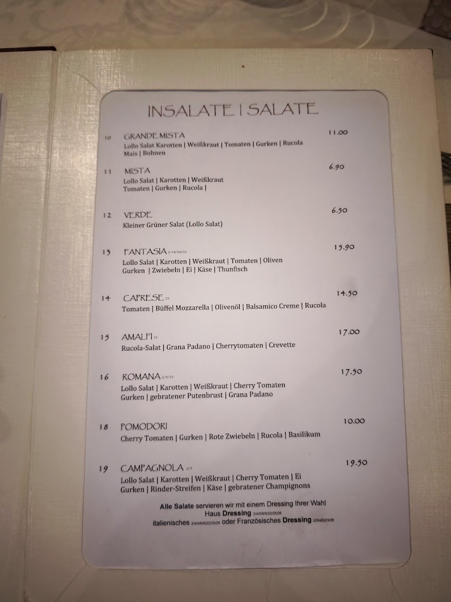 Menu Pizzeria Moderna 'der Neue Löwe'-9