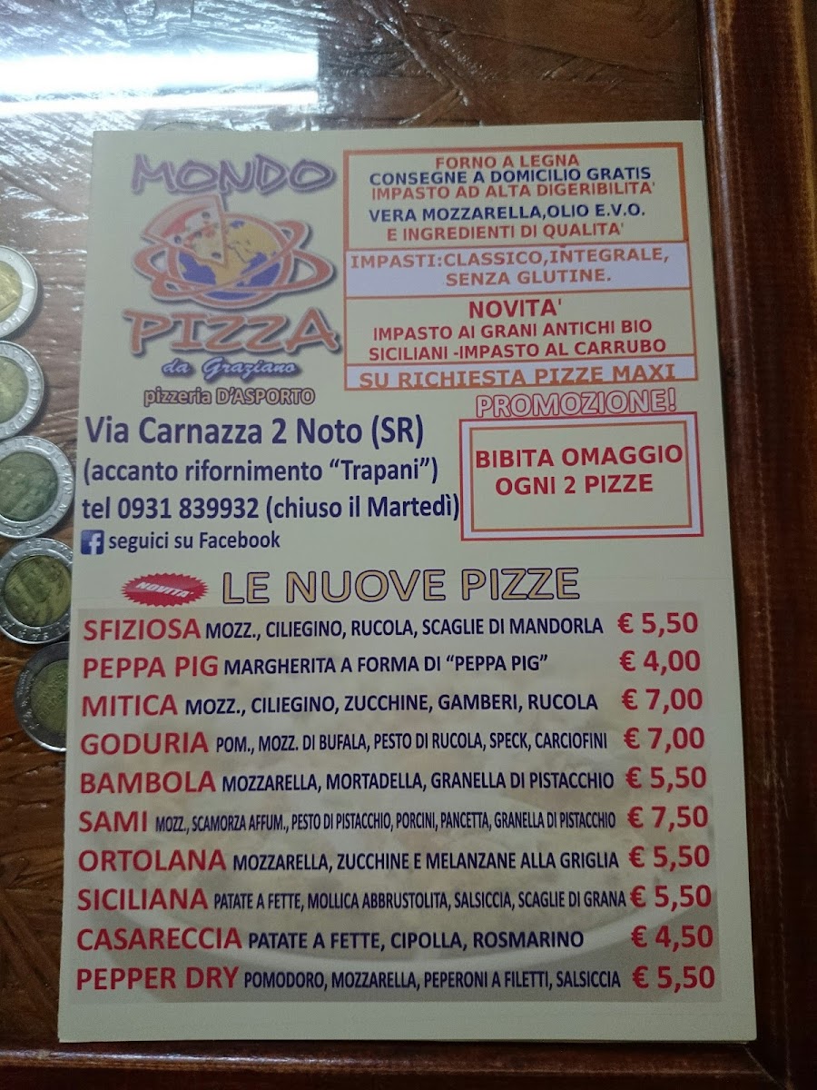 Menu Pizzeria Mondo Pizza-2