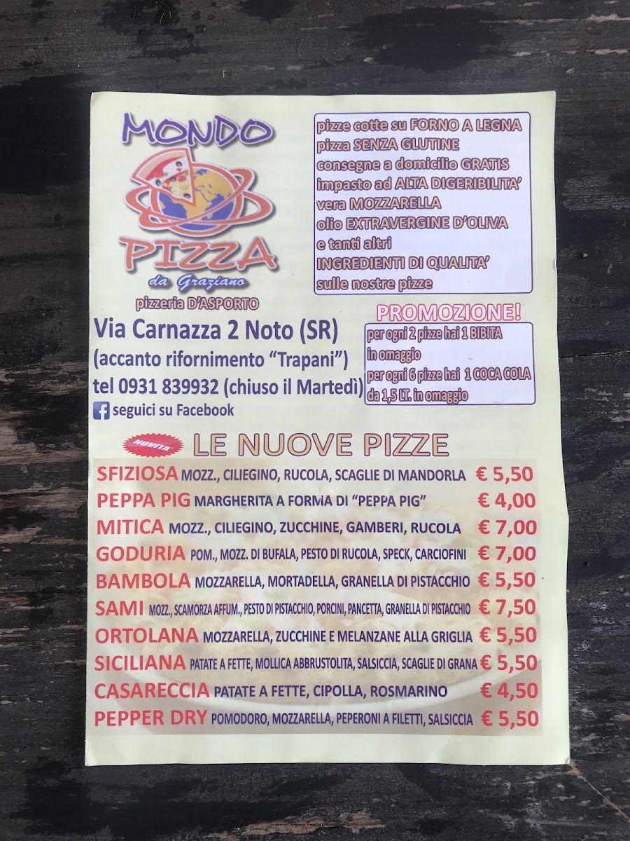 Menu Pizzeria Mondo Pizza-5