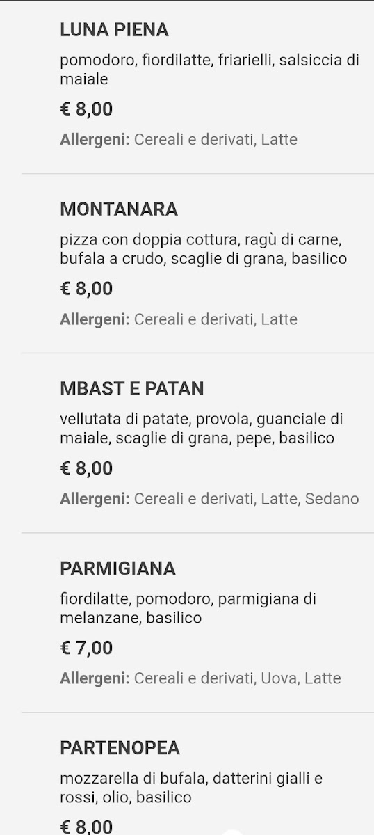 Menu Pizzeria Napoletana By Sciuscià-5