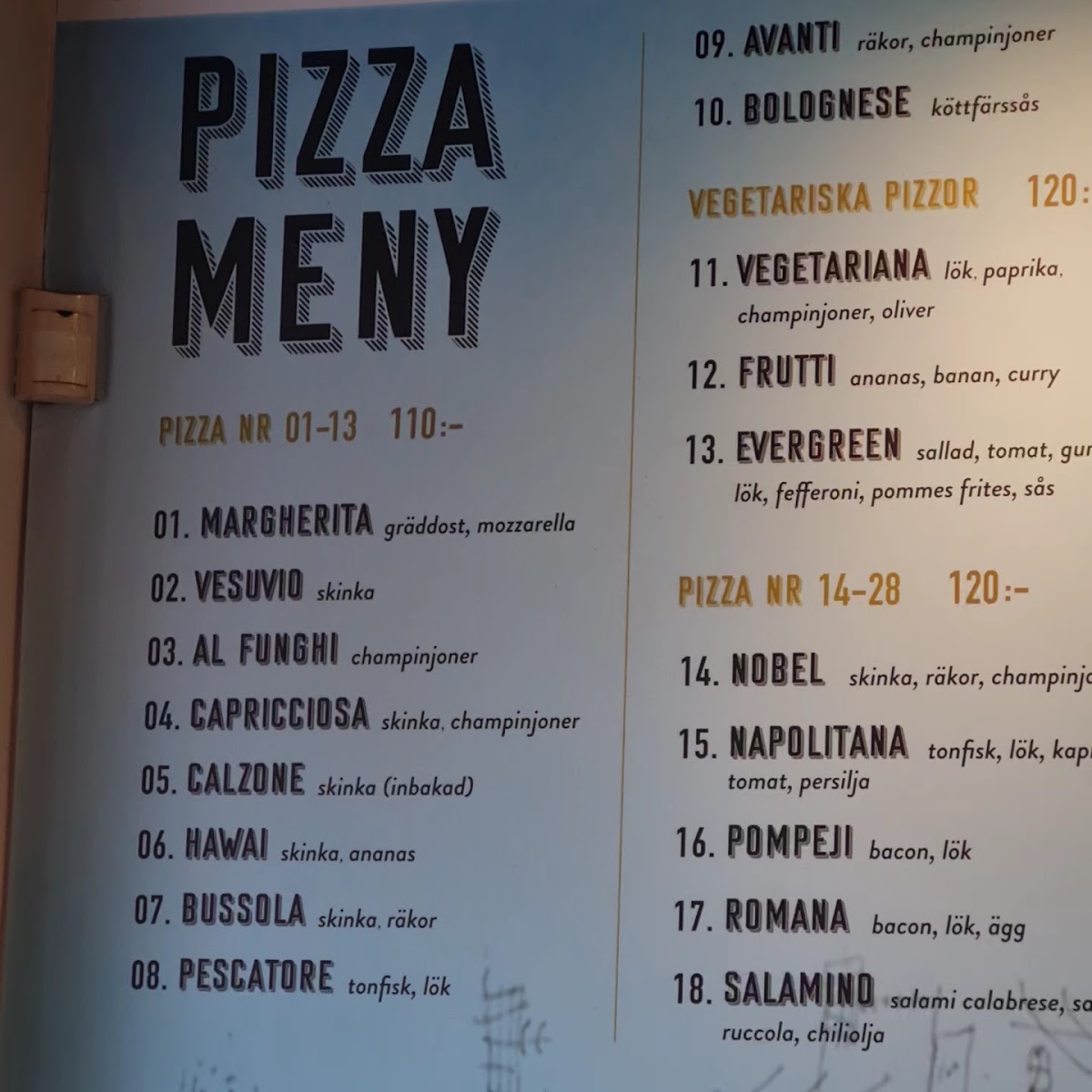 Menu Pizzeria Napoli-1