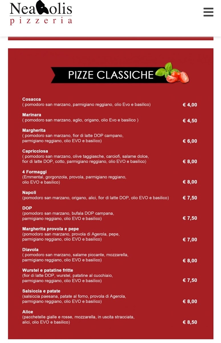 Menu Pizzeria Neapolis 21-1