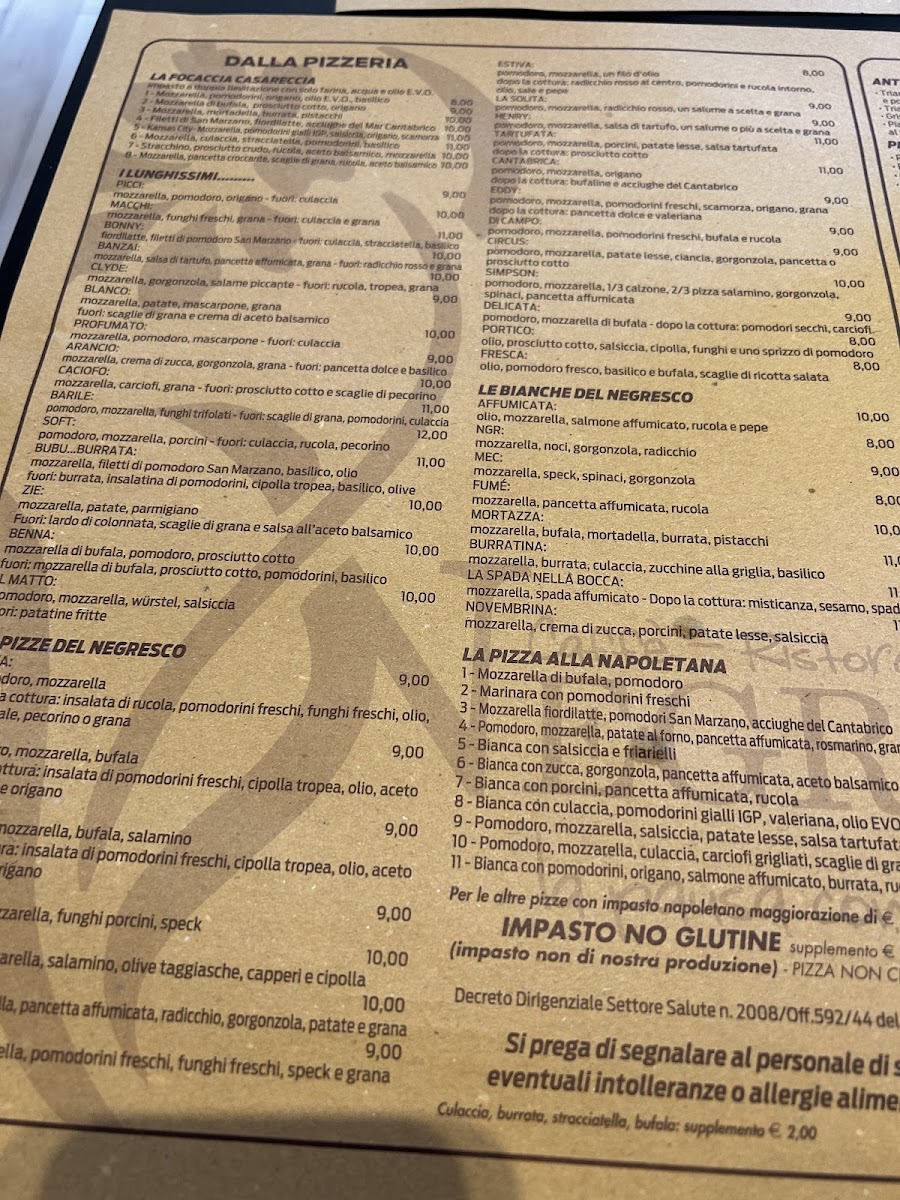 Menu Pizzeria Negresco-2