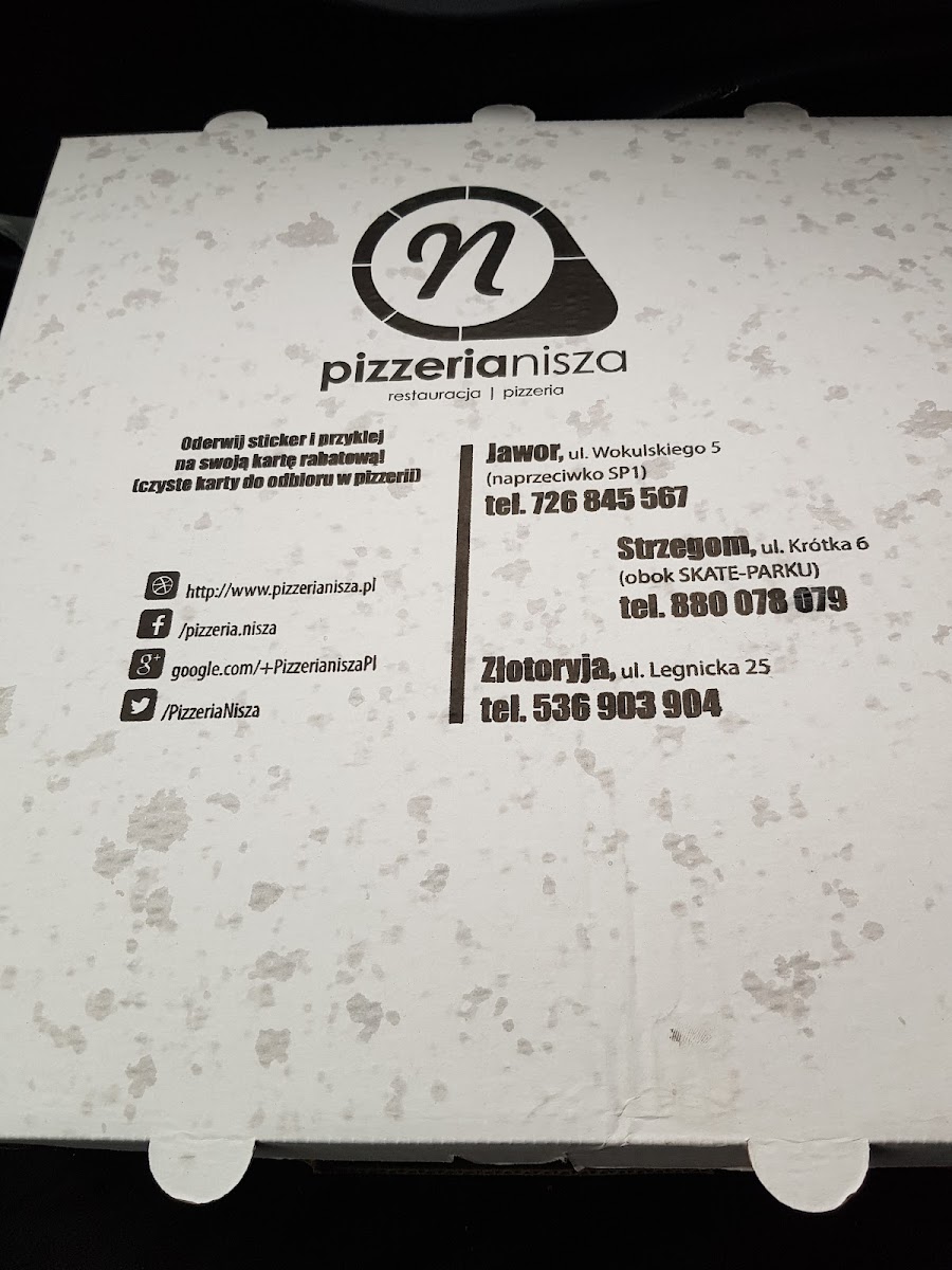 Menu Pizzeria Nisza-1