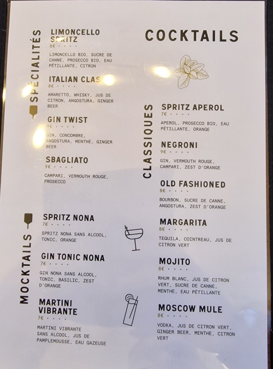 Menu Pizzeria No.900 Lyon 2 Ainay-2