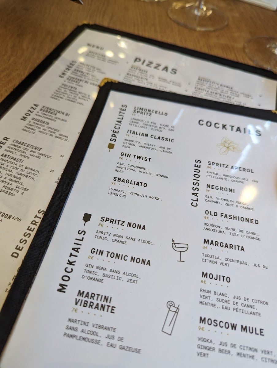 Menu Pizzeria No.900 Lyon 2 Ainay-3