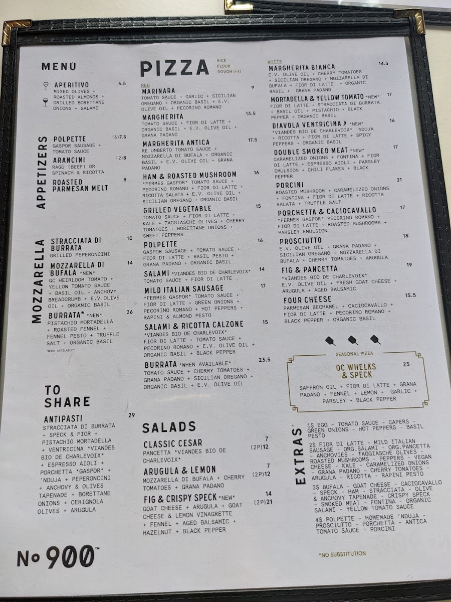 Menu Pizzéria No.900 - Montcalm-3