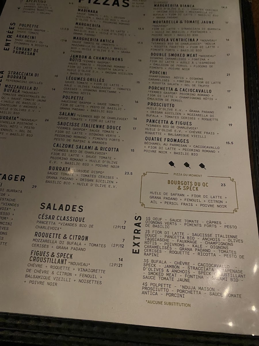 Menu Pizzéria No.900 - Montcalm-4