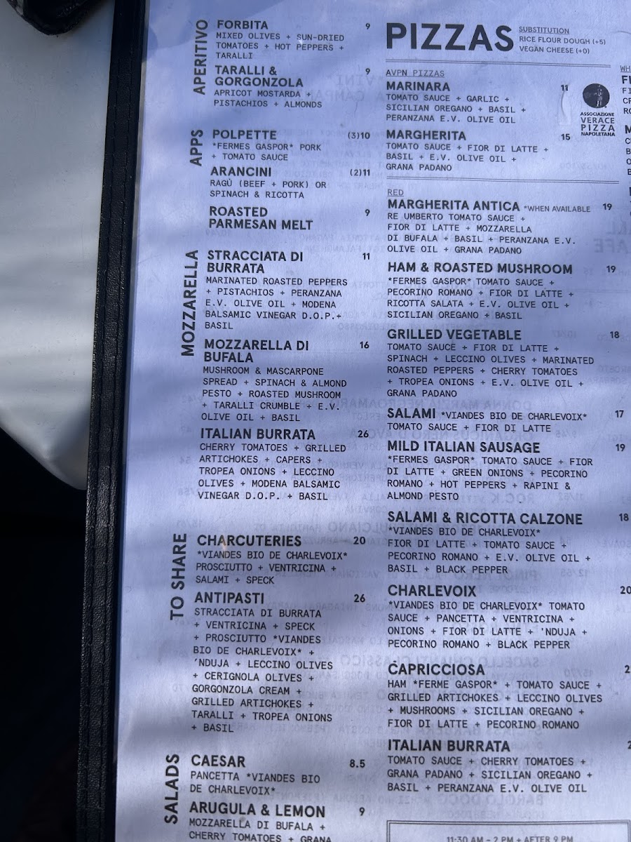 Menu Pizzéria No.900 - St-Paul-7