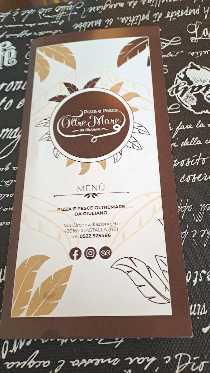 Menu Pizzeria Oltremare Specialita Di Pesce E Pizza-3