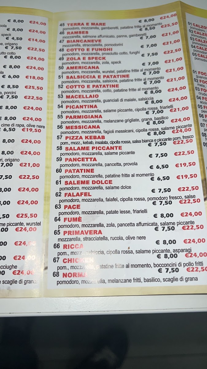 Menu Pizzeria Oscar Baranzate-3